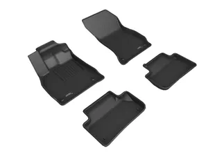 3D MAXpider Kagu 1st & 2nd Row Floormats For 18-20 Audi Q5 - Black